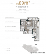 A7栋为2梯四户设想